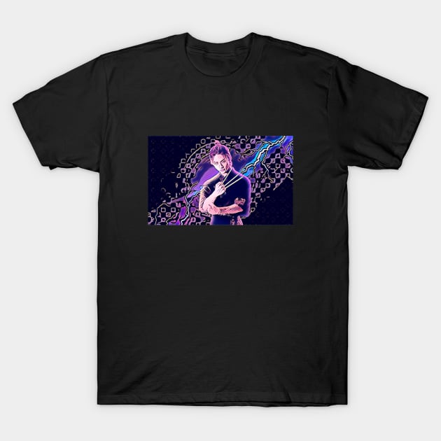 K-pop Stray Kids Hyunjin Fan Art T-Shirt by ArtFulArts